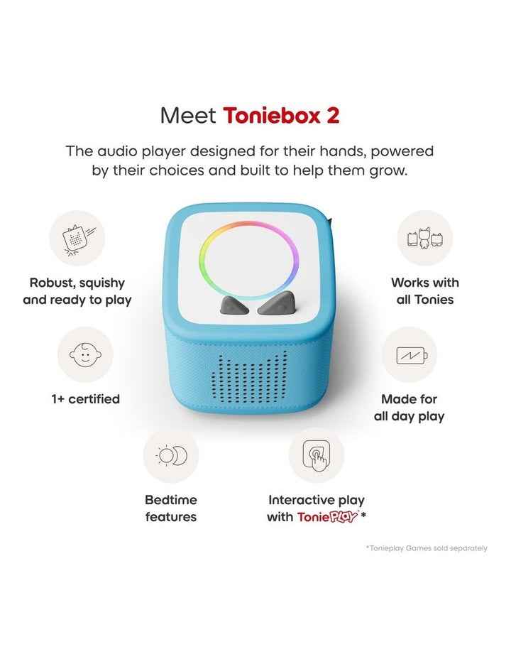 Toniebox 2 Starter Set with Creative Tonie Rubie in Sky Blue