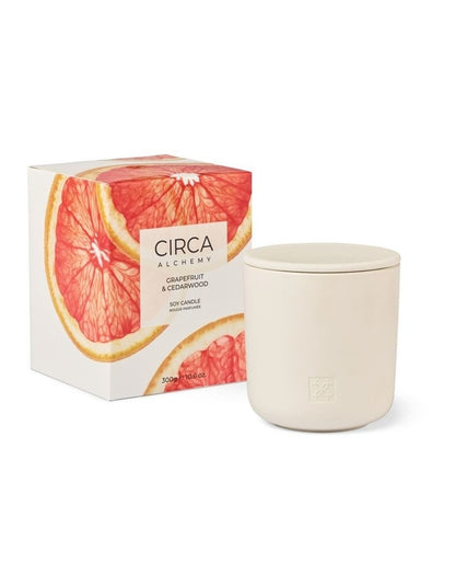 Alchemy Grapefruit And Cedarwood Soy Candle 300g