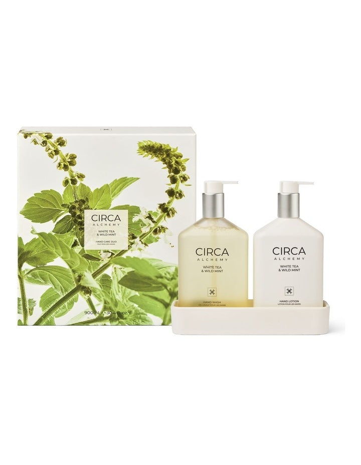 Alchemy Tea And Wild Mint Hand Care Duo 900ml