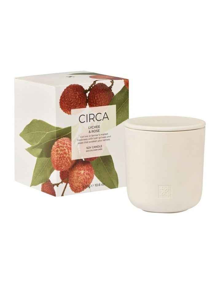 Lychee And Rose Soy Candle 300g