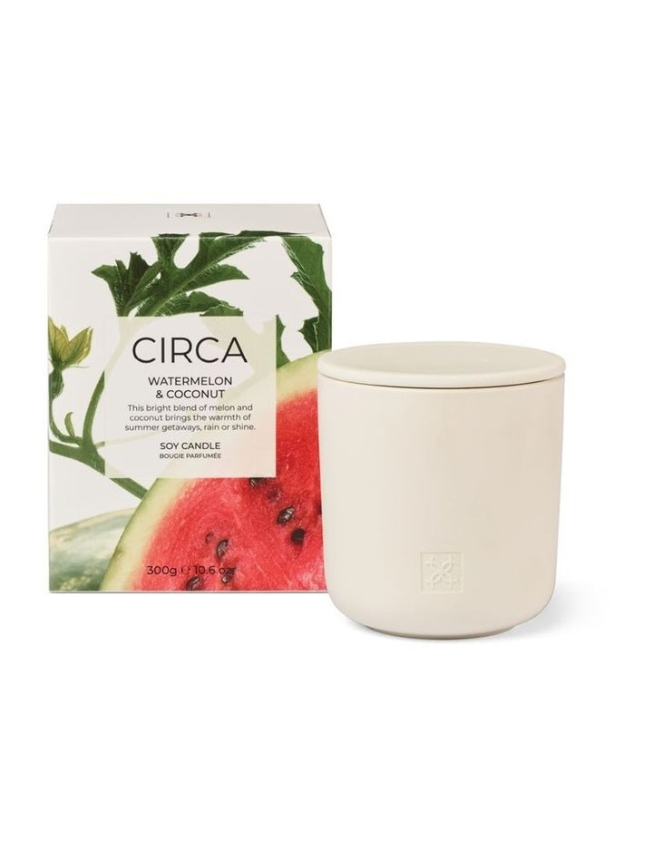 Watermelon And Coconut Soy Candle 300g