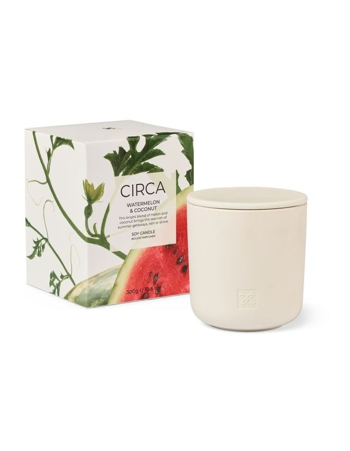 Watermelon And Coconut Soy Candle 300g