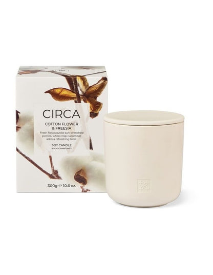 Cotton Flower And Freesia Soy Candle