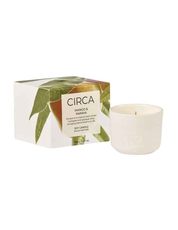 Mango and Papaya Soy Candle 70g