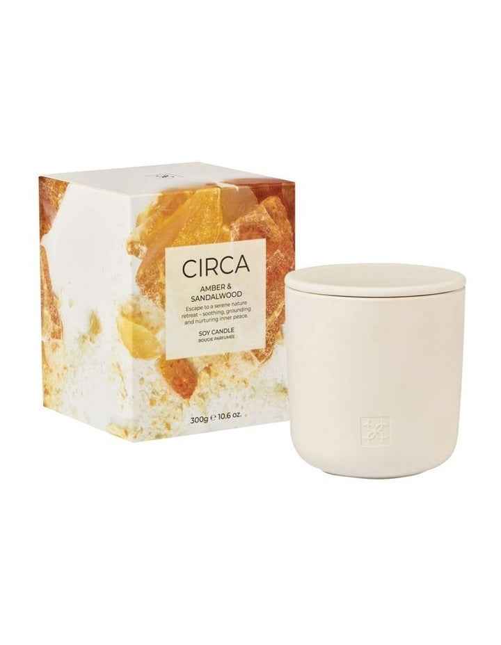 Amber & Sandalwood Soy Candle 300g