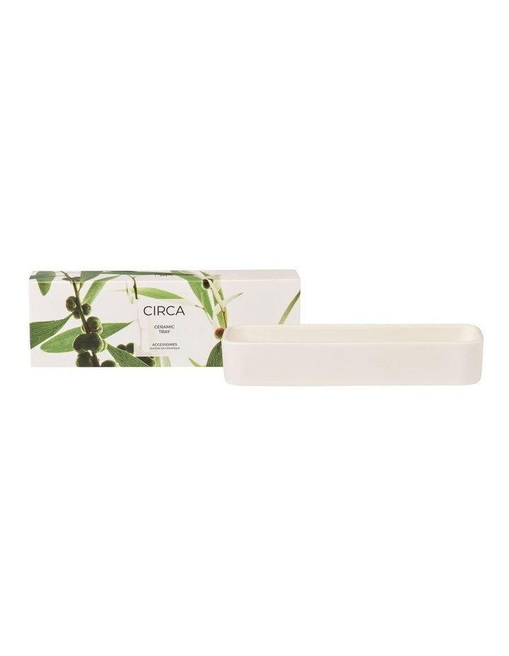 Ceramic Tray in White