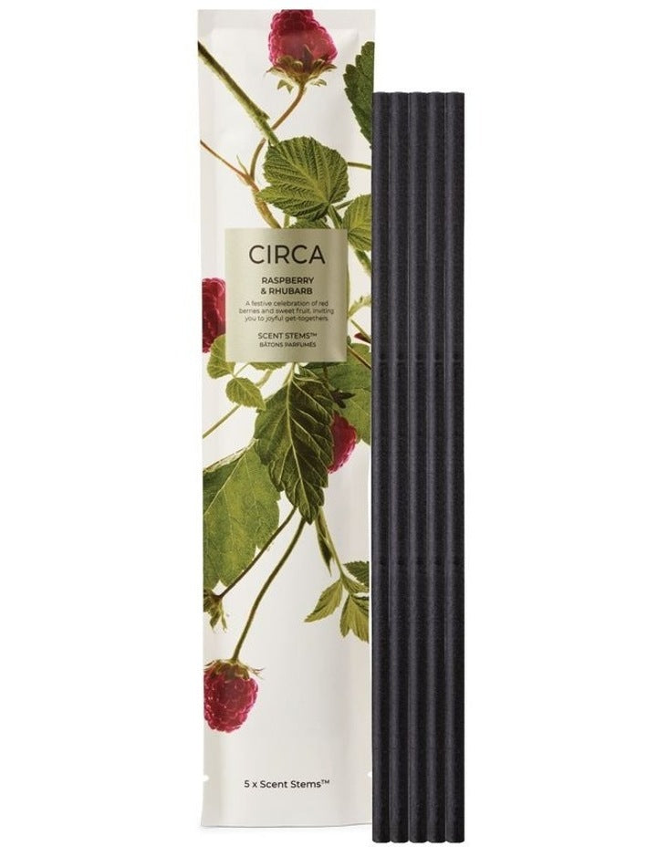Raspberry And Rhubarb 5 Replacement Scent Stems