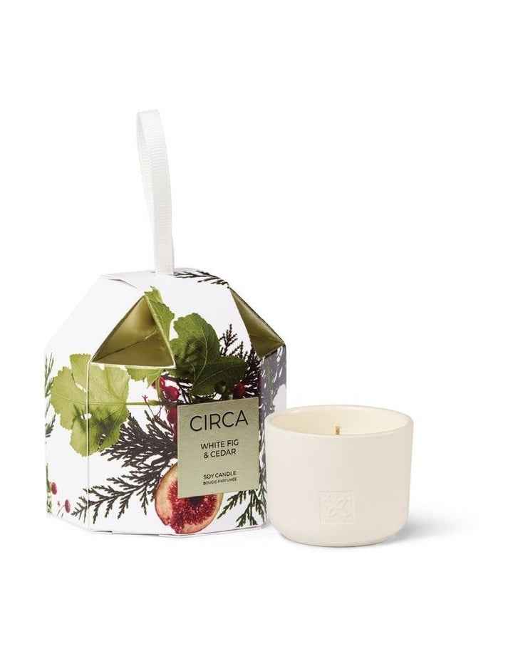 White Fig & Cedar Bauble Soy Candle 70g