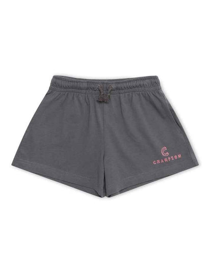 Graphic Jersey Short in Grey