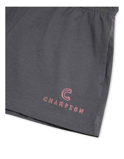 Graphic Jersey Short in Grey