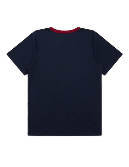 State Fair Ringer Tee in Navy