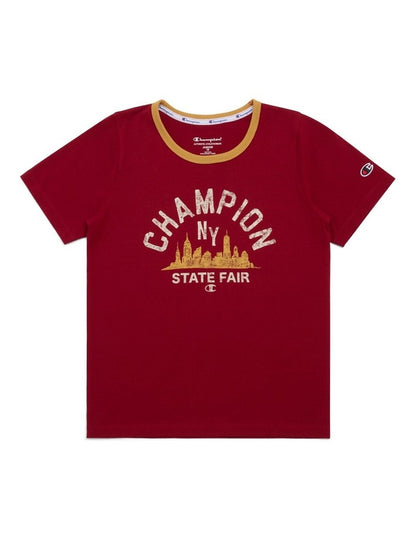 State Fair Ringer Tee in Red