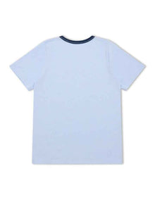 State Fair Graphic Ringer Tee in Blue