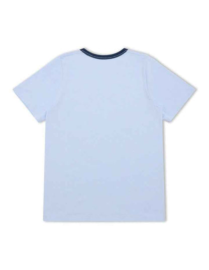 State Fair Graphic Ringer Tee in Blue