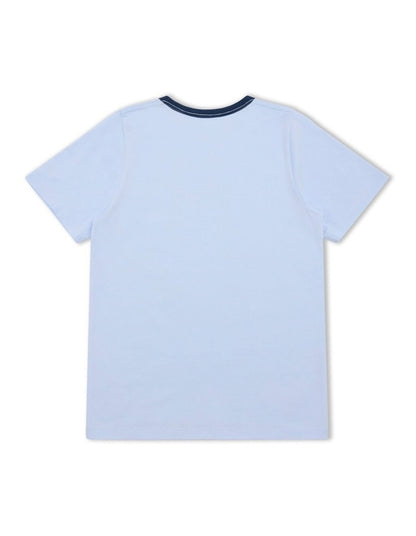 State Fair Graphic Ringer Tee in Blue