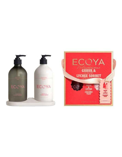 Guava & Lychee Sorbet Bathroom Gift Set