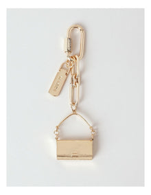 Lyon Bag Charm Accessory in Gold