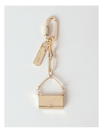 Lyon Bag Charm Accessory in Gold