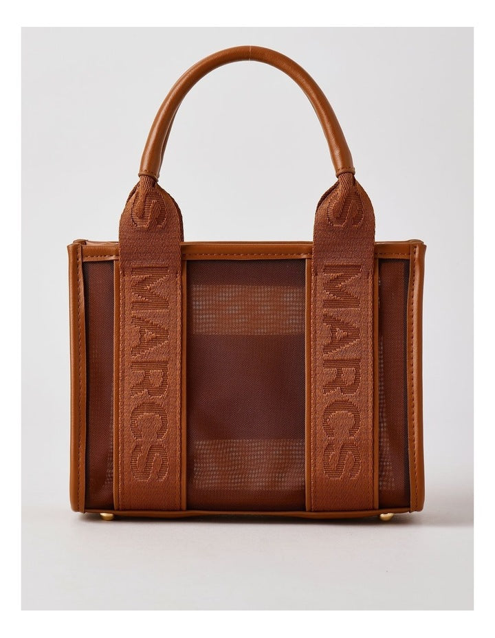 Barbados Mini Tote Bag in Brown