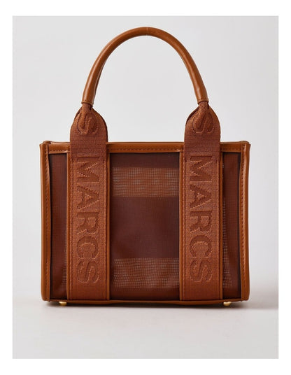 Barbados Mini Tote Bag in Brown