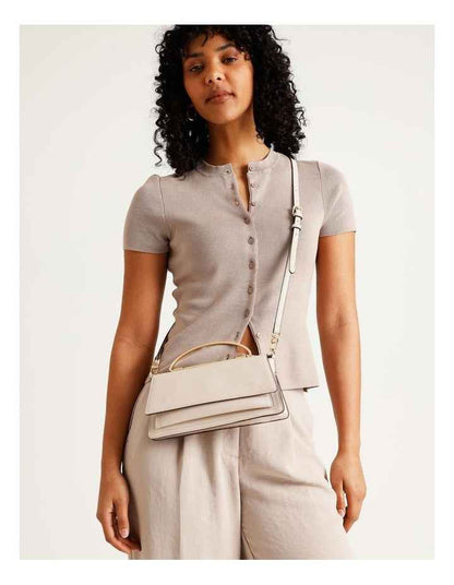 Marsala Clutch Bag in Vanilla