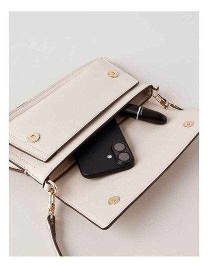 Marsala Clutch Bag in Vanilla