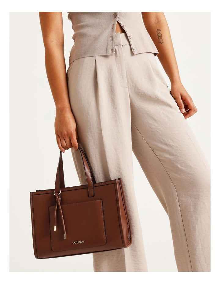 Belfast Tote Bag in Chocolate