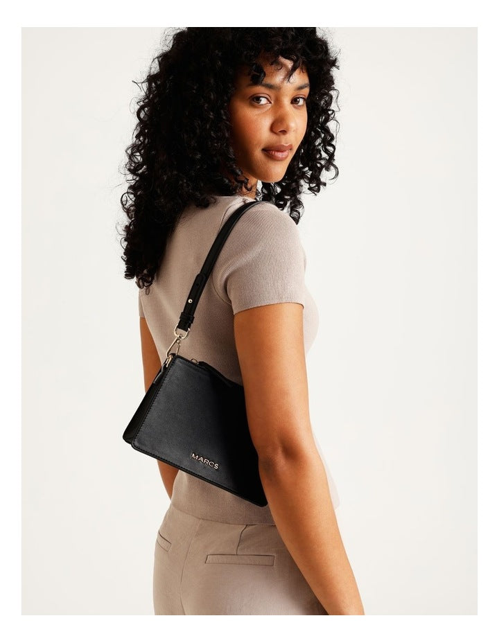 Belfast Shoulder Bag in Black