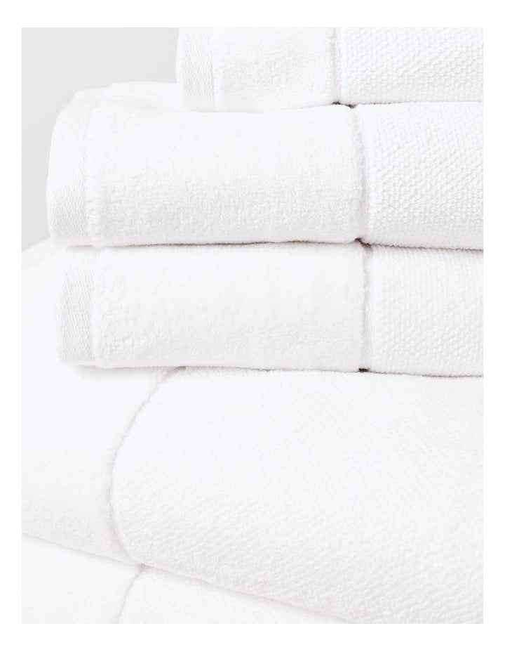 Velour Spa Towel Pack in White