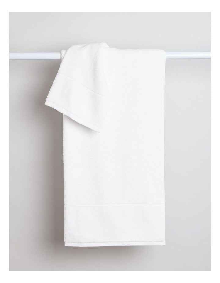 Velour Spa Towel Pack in White