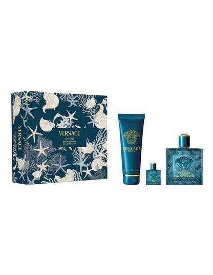 Eros Pour Homme EDT 100ml Set