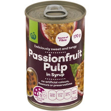 Woolworths Passionfruit Pulp Canned 170g