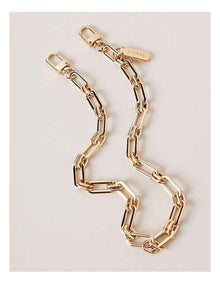 Neiva Shoulder Bag Strap in Gold Chain