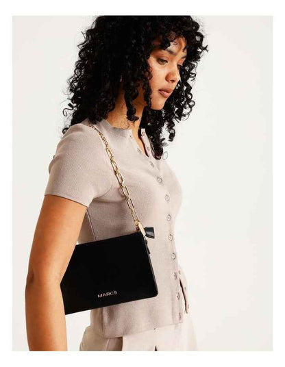 Neiva Shoulder Bag Strap in Gold Chain