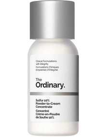 Sulfur 10% Powder-to-Cream Concentrate Fast-Acting Spot Solution for Blemish-Prone Skin 5g