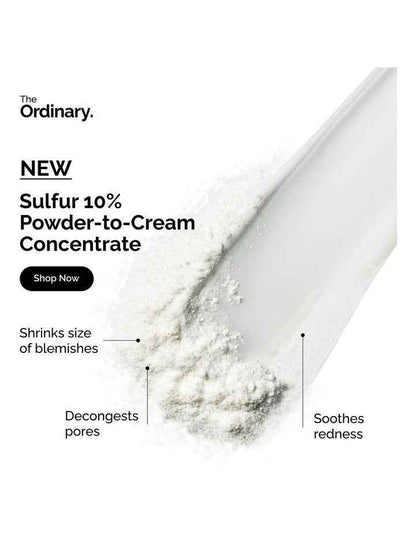 Sulfur 10% Powder-to-Cream Concentrate
