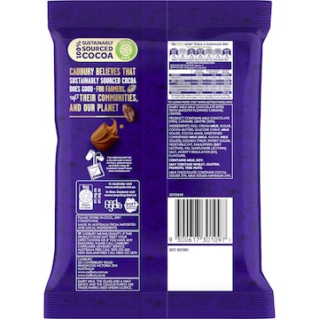 Cadbury Dairy Milk Chocolate Caramello Bites Snack & Share Bag 142g