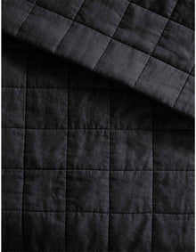 ABBOTSON QUEEN BEDCOVER IN CARBON