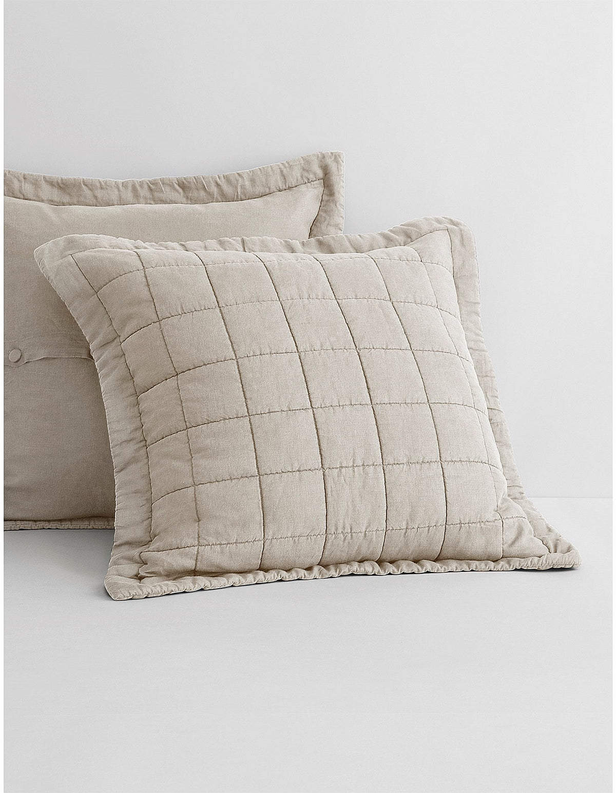 ABBOTSON EUROPEAN SHAM IN FLAX