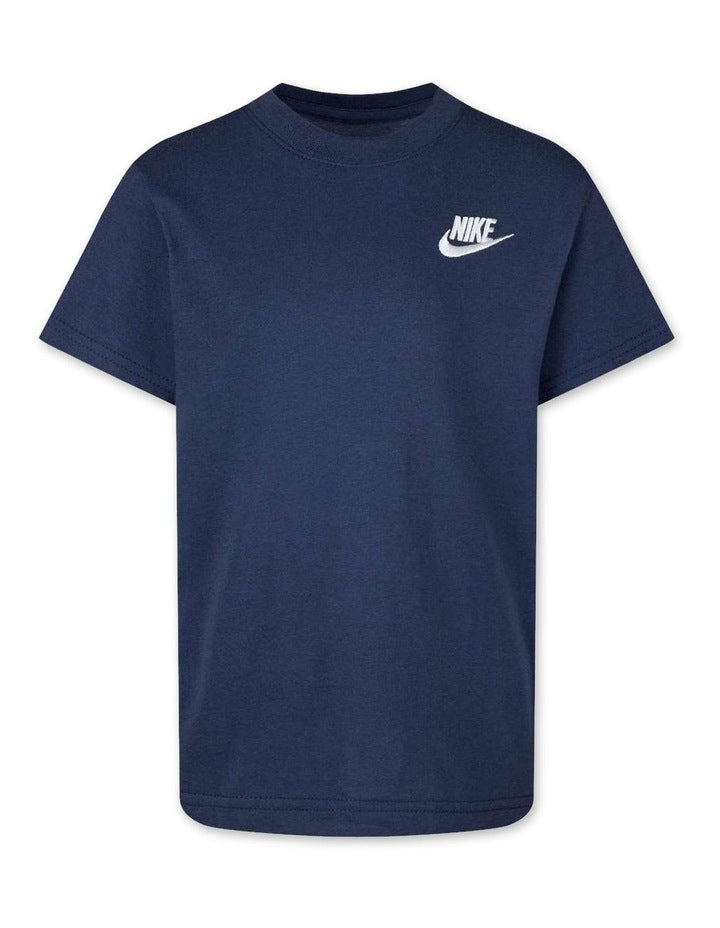 Sportswear Embroidered Futura Tee in Navy