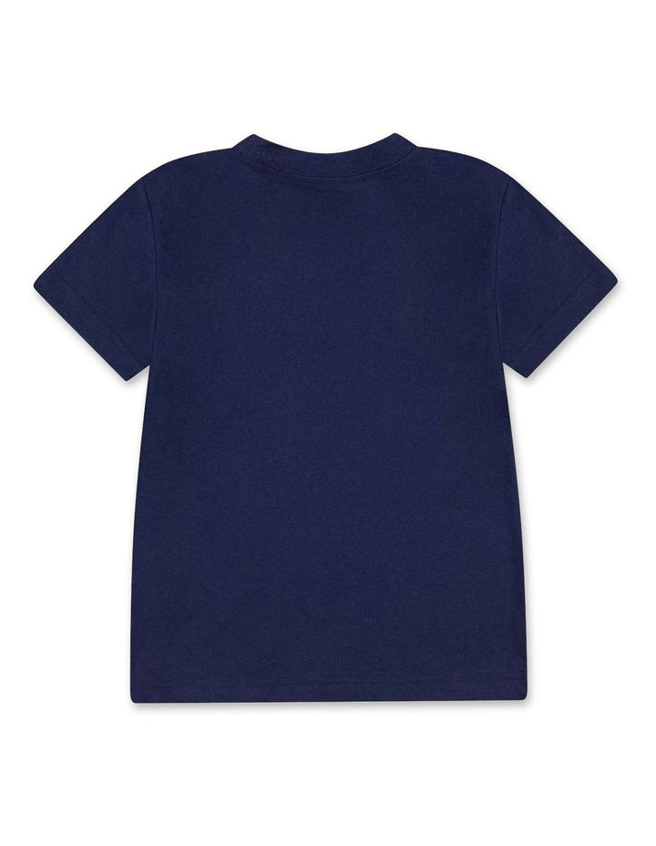 Sportswear Embroidered Futura Tee in Navy