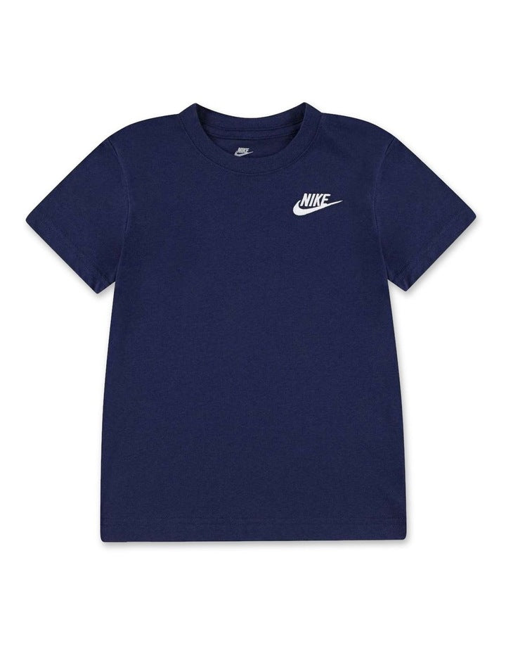 Sportswear Embroidered Futura Tee in Navy