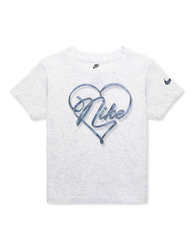Swoosh On Pointe Graphic Tee in Grey