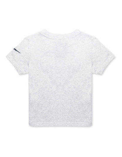 Swoosh On Pointe Graphic Tee in Grey