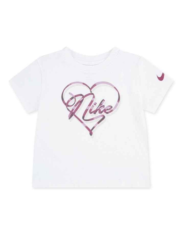 Swoosh On Pointe Graphic Tee In White