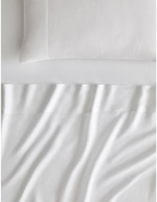 ABBOTSON KING FLAT SHEET IN WHITE