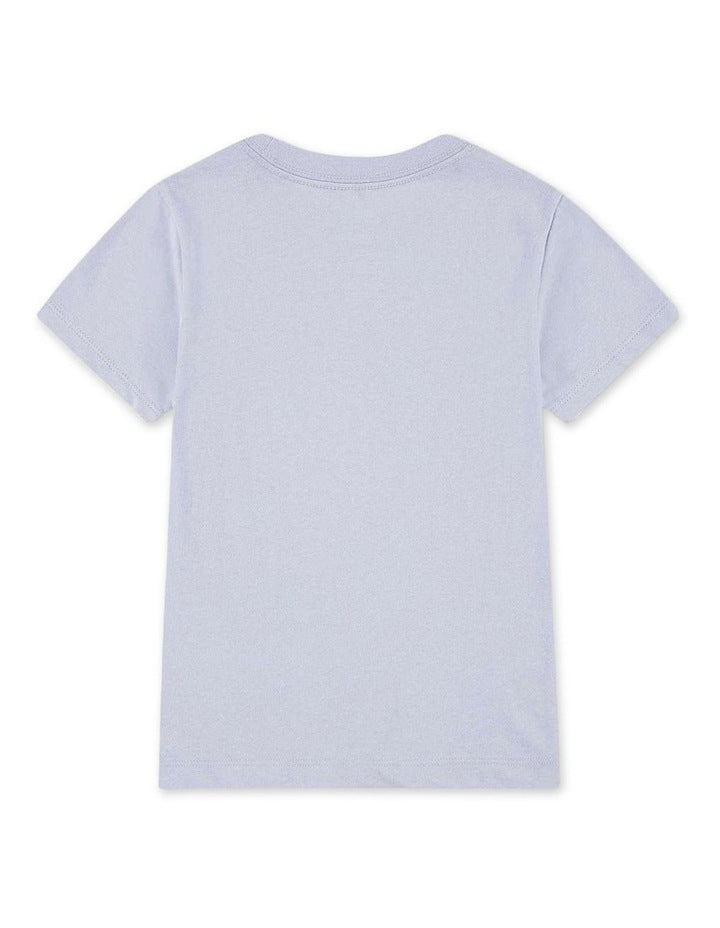 Varsity Prep Heart Tee in Grey