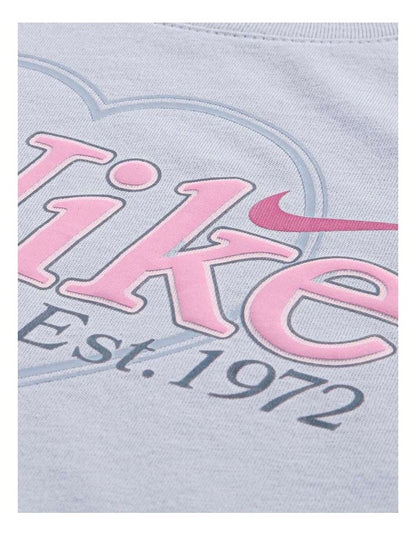 Varsity Prep Heart Tee in Grey