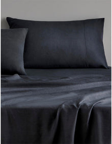 ABBOTSON PILLOWCASE PAIR IN CARBON