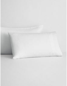 ABBOTSON PILLOWCASE PAIR IN WHITE